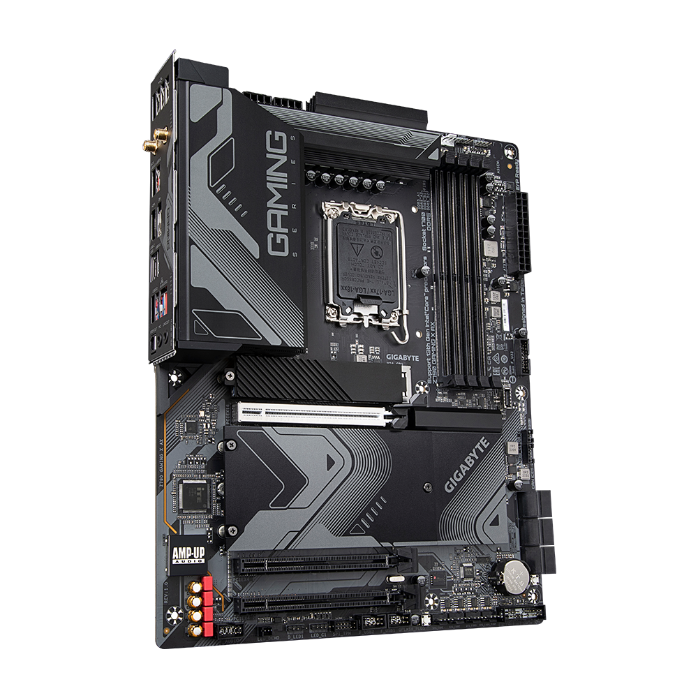GIGABYTE Z790 Gaming X AX (LGA 1700/ Intel/ Z790/ ATX/ DDR5/ M.2/ PCIe 5.0/ USB 3.2 Gen2X2 Type-C/Intel Wi-Fi 6E/ 2.5GbE LAN/Q-Flash Plus/EZ-Latch Plus/Gaming Motherboard) - Zapnet.in