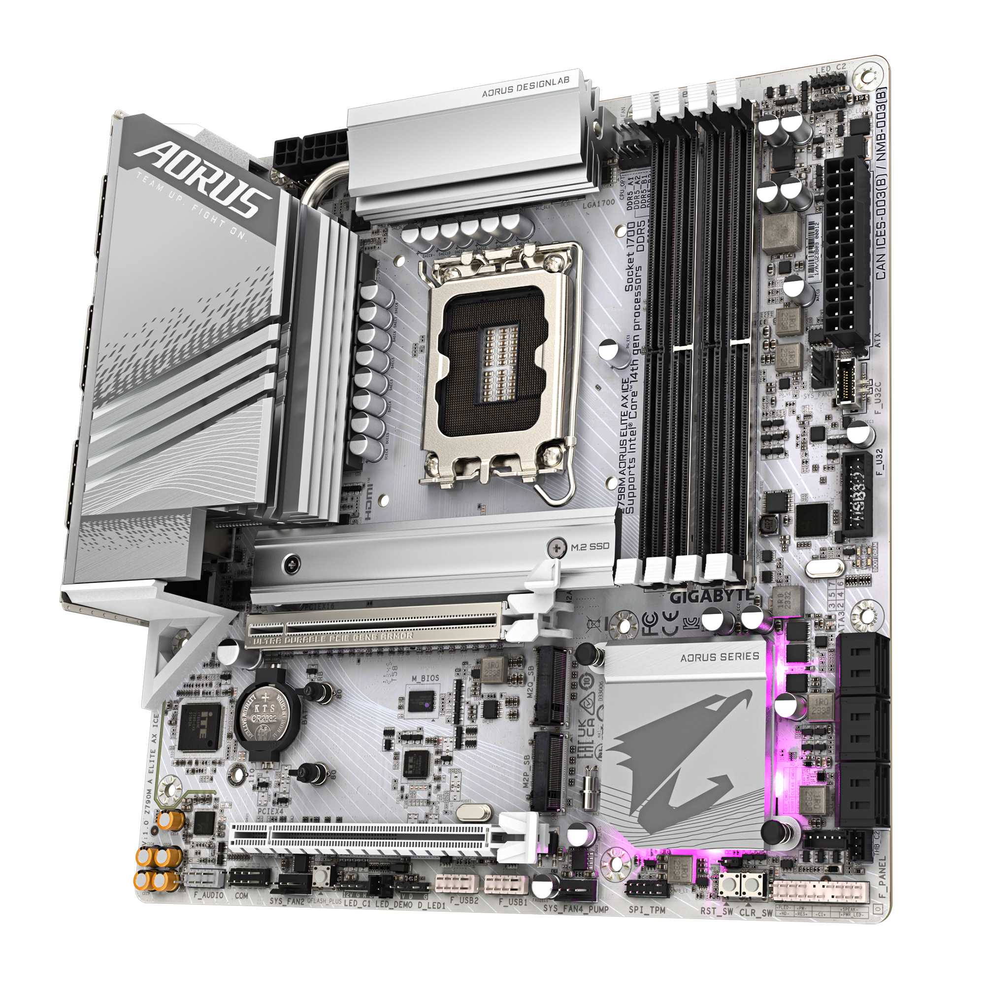 Z790M AORUS ELITE AX ICE Motherboard - Zapnet.in