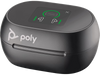 Poly Voyager Free 60+ UC M Carbon Black Earbuds +BT700 USB-A Adapter +Touchscreen Charge Case (7Y8G9AA) - Zapnet.in
