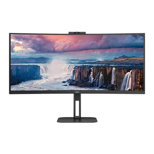 AOC 34 Inch Curved Webcam Monitor CU34V5CWBK