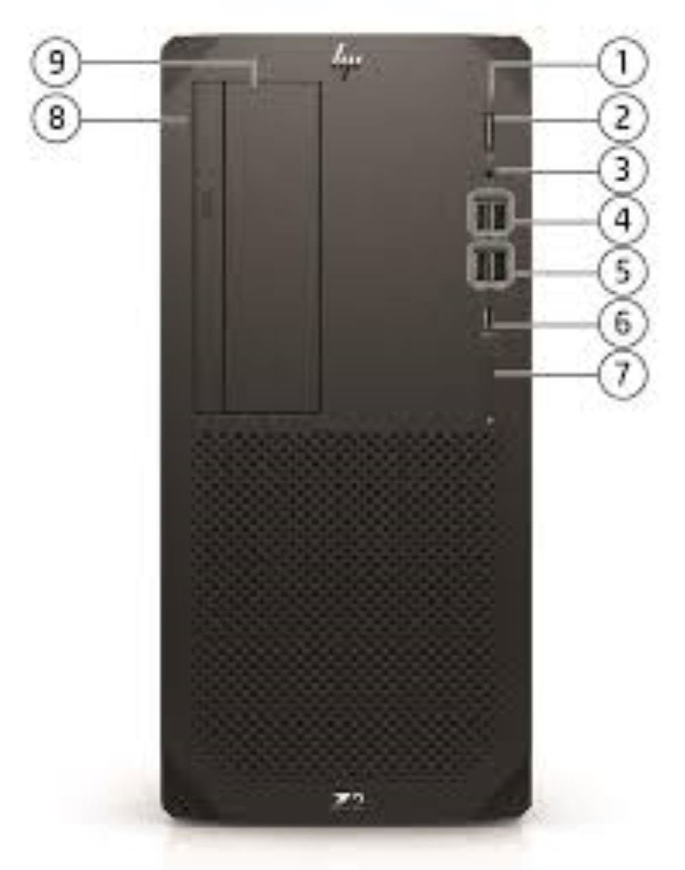 HP A1ZX9PT Z2 G9 700W, 16 GB RAM, 512 GB Storage, Intel Core i7-14700, Windows 11 Professional, Work Station - Zapnet.in