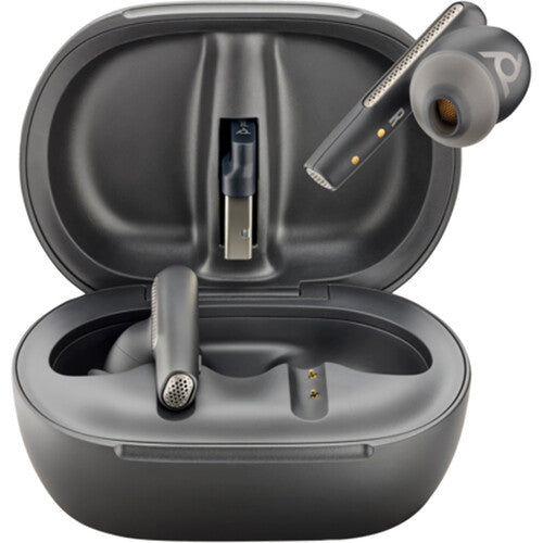 Poly Voyager Free 60+ UC Earbuds (White Sand, Microsoft Teams Certified) - Zapnet.in