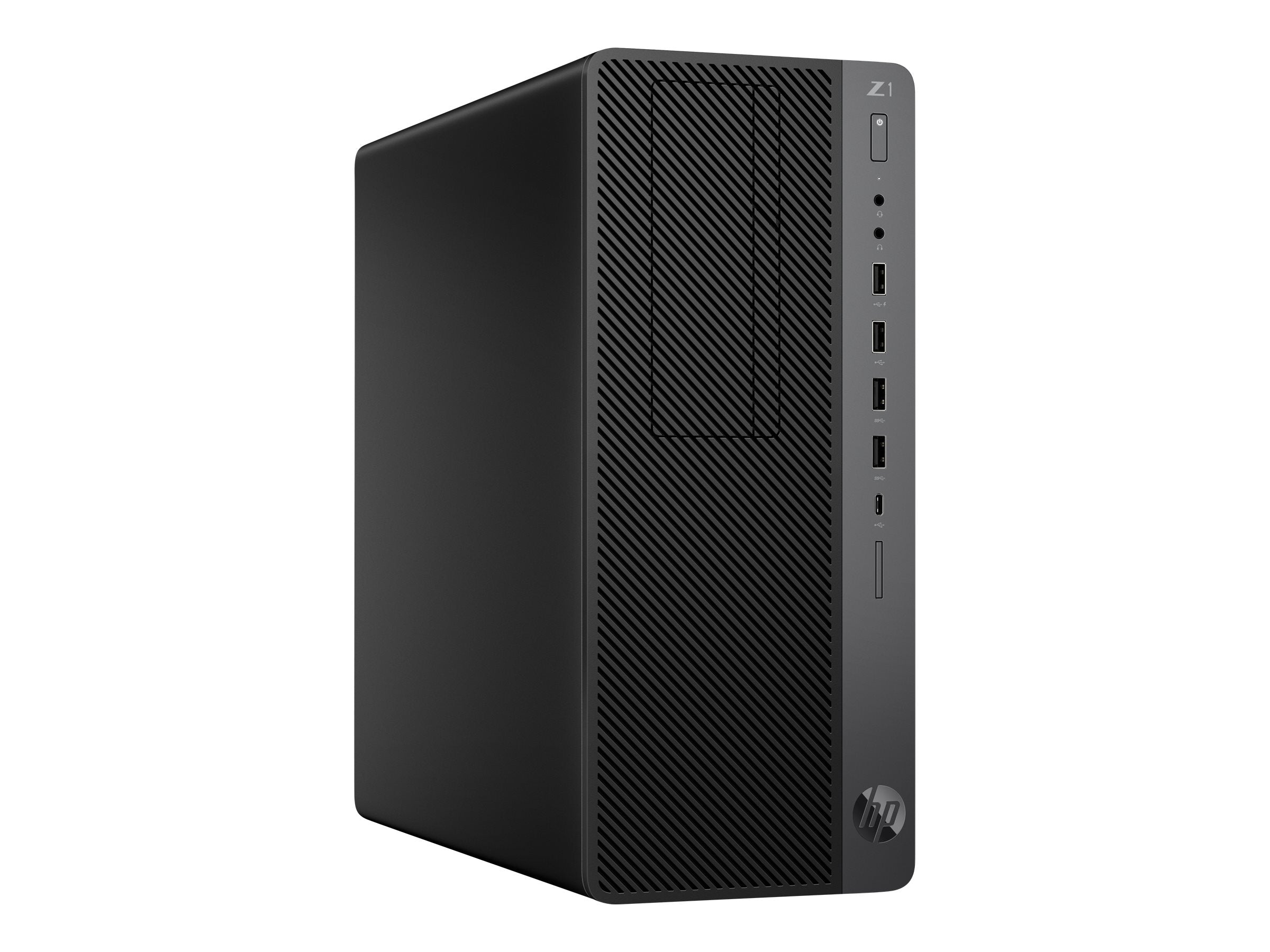 Refurbished HP Z1 Entry Tower G5 desktop - left angle view