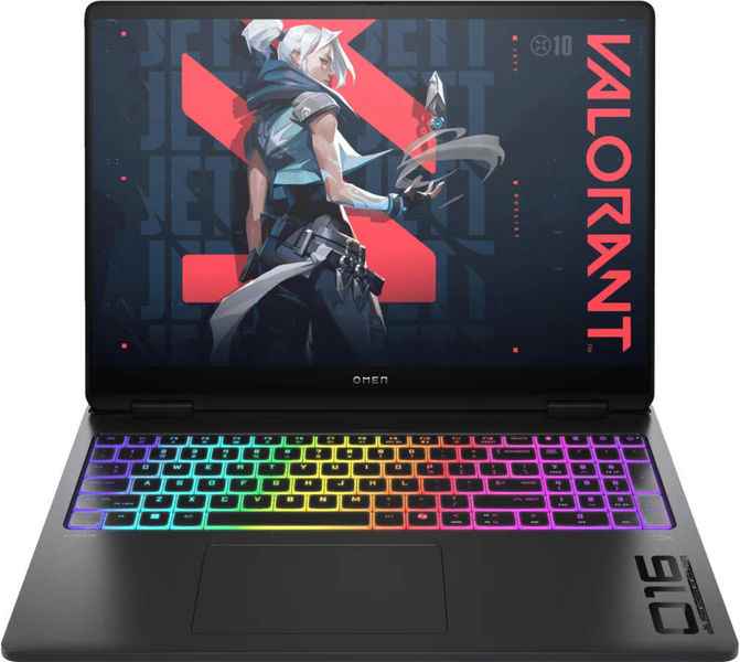 HP OMEN 16-ap1010AX Gaming Laptop (AMD Ryzen 7 8745HX, 16GB RAM, 1TB SSD, RTX 5060 8GB, 2K 165Hz)