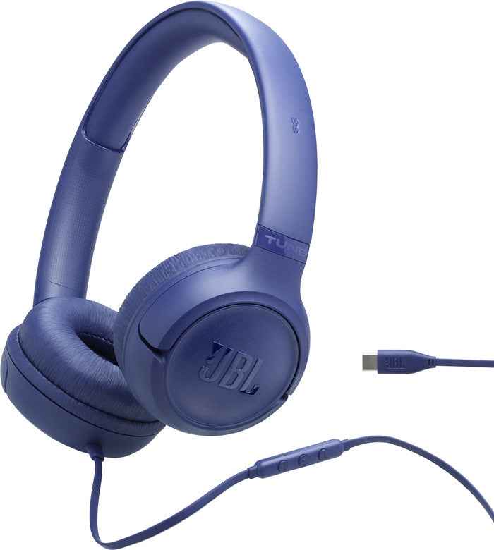 JBL Tune 530C Wired USB-C On-Ear Headphones with Mic