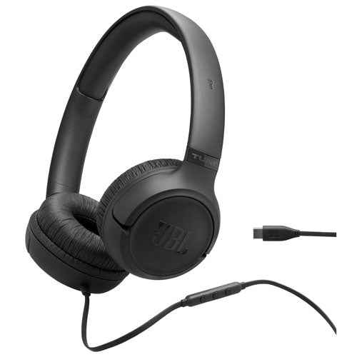 JBL Tune 530C Wired USB-C On-Ear Headphones with Mic
