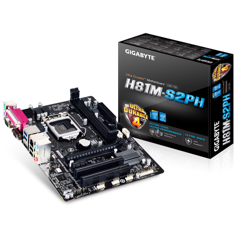 GIGABYTE H81M-S2PH - LGA 1150 DDR3 Motherboard - Zapnet.in