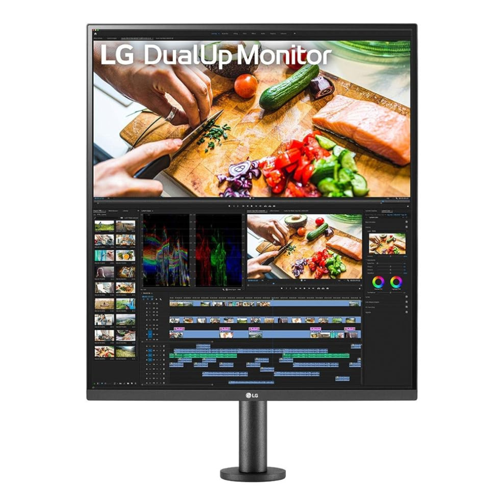 LG 28MQ780-B 28 Inch SDQHD (2560 x 2880) Nano IPS DualUp Monitor with Ergo Stand, DCI-P3 98% (Typ.) with HDR10, USB Type-C (90W PD)