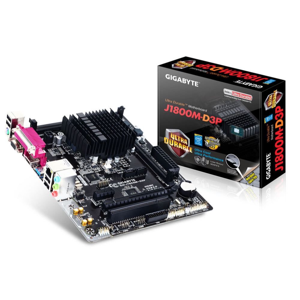 GIGABYTE GA-J1800M-D3P Micro ATX Motherboard - Zapnet.in