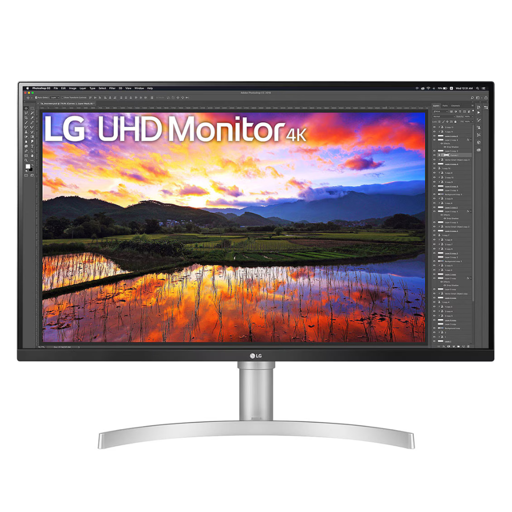 LG 32UN650-W 80 cm (31.5 Inches) UHD 4K (3840x2160) Pixels IPS Display Monitor - HDR 10, AMD Free sync, DCI-P3 95%, Speaker (5W x 2 | 2.0ch), Flicker Safe, Reader Mode, HDMI, DisplayPort - Zapnet.in
