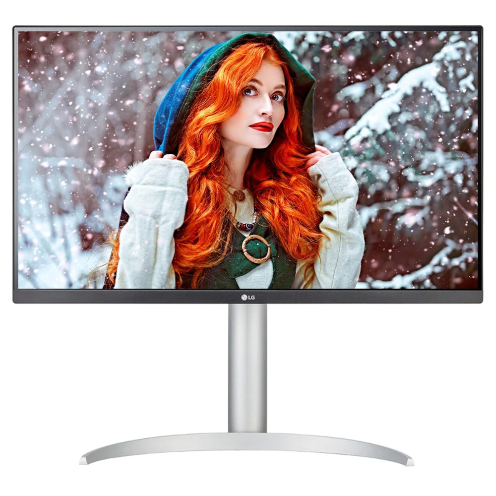 LG 27UP650-W 27 Inche (68.4 Cm) 27 (68.4cm) UHD (3840 x 2160 Pixels) 4K IPS Display, VESA DisplayHDR 400, Immersive Gaming Experience, AMD FreeSync, Ergonomic Design - Zapnet.in