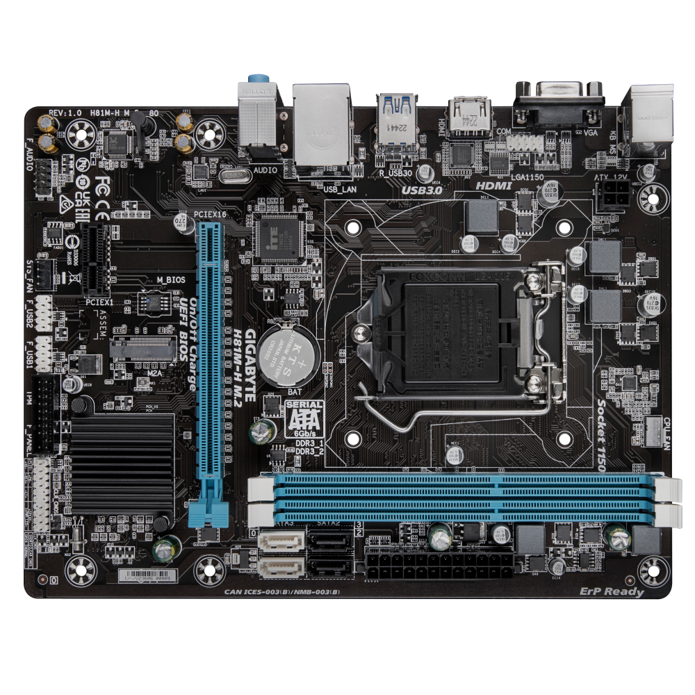 Gigabyte H81M-H M.2 (rev. 1.0) DDR3 Motherboard - Zapnet.in