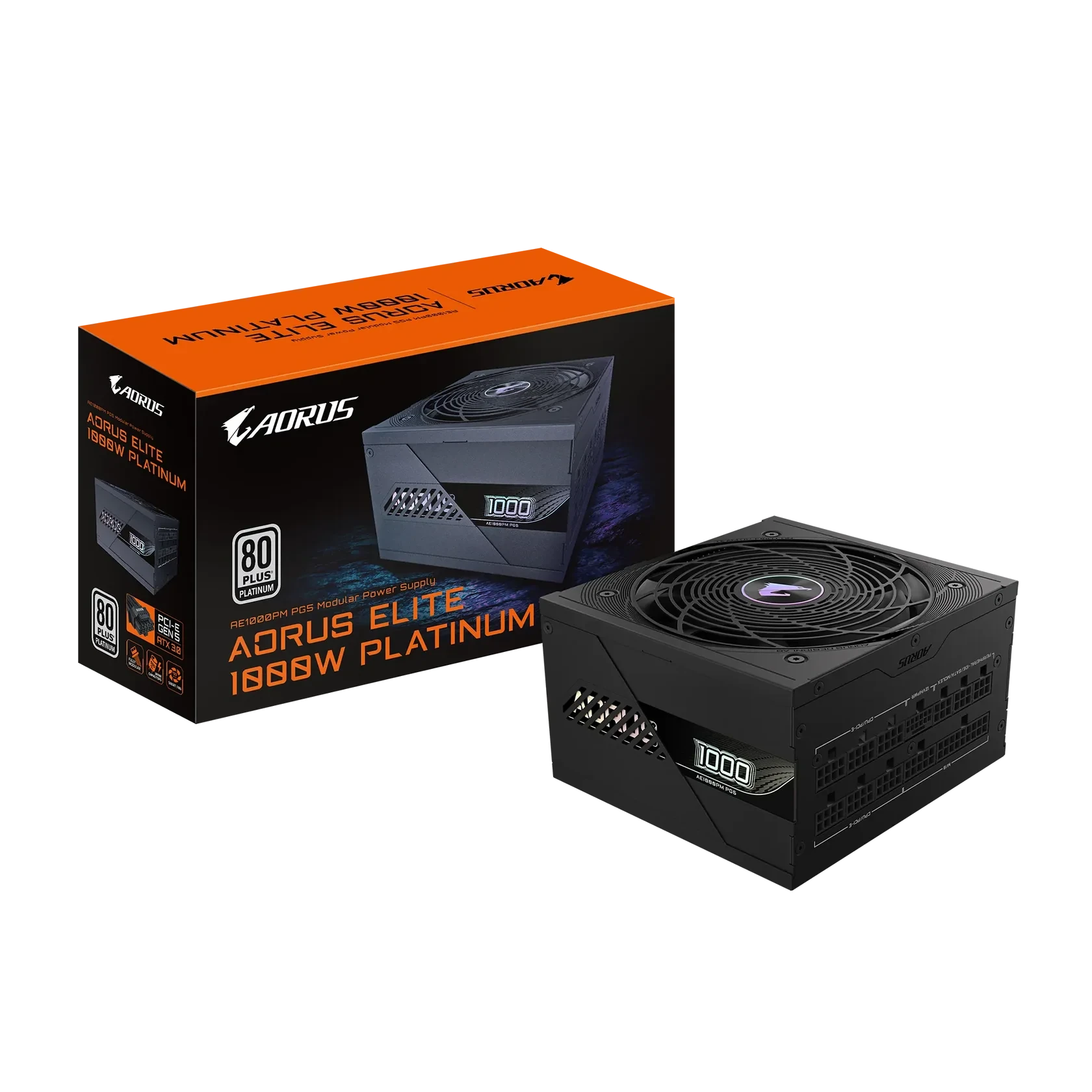 AORUS ELITE P1000W 80+ Platinum Modular PCIe 5.0 (Rev. 1.0)
