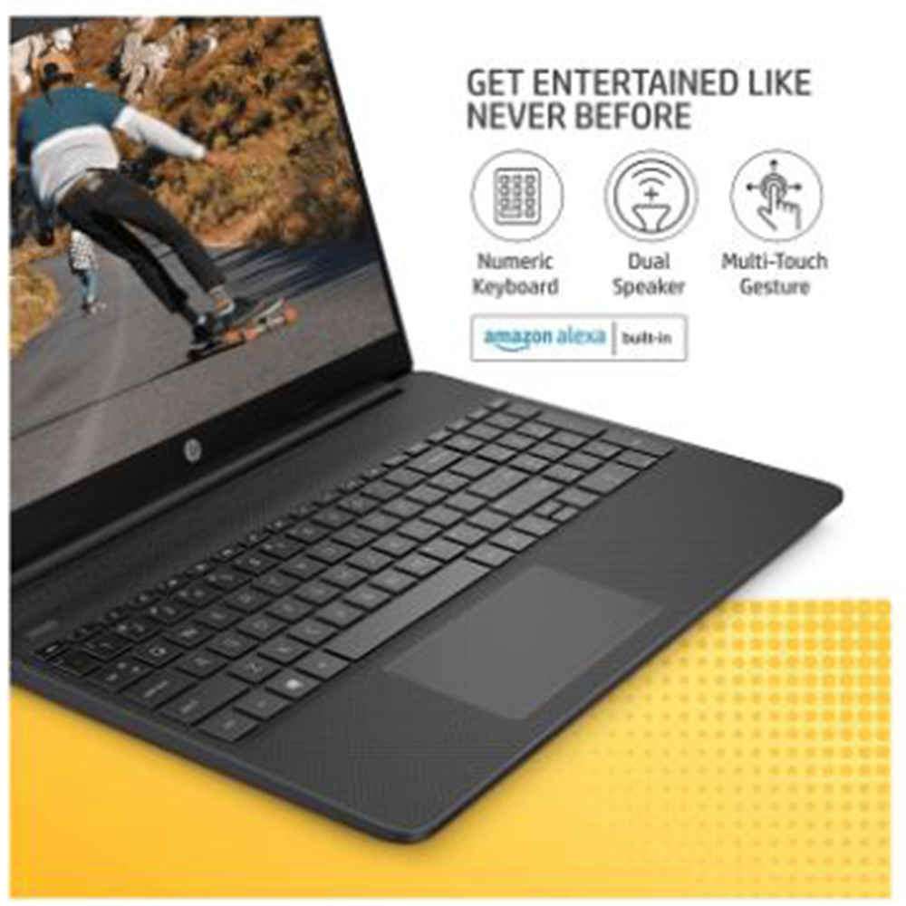 HP Laptop 15.6inch HD, Intel Celeron N4500, 8GB RAM, 512GB SSD (15s-fq3066TU) - Zapnet.in