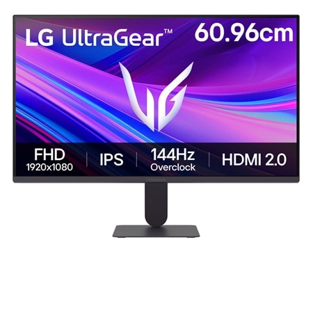 LG UltraGear 24G411A Gaming Monitor front view
