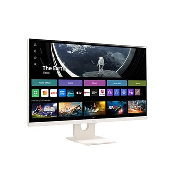 LG 27U511SA-W Smart Monitor side view 2