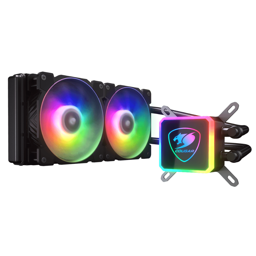 COUGAR Aqua ARGB 240 All-in-One RGB Liquid Cooling Series (COUGAR Aqua ARGB 240) - Zapnet.in