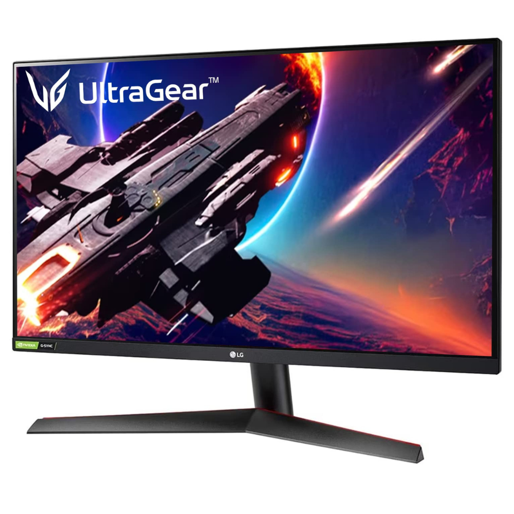 LG 27GN800 QHD IPS Ultragear Gaming Monitor 68 CM (27 Inches), QHD, 2560 x 1440, 1 MS, 144Hz, HDR 10, sRGB 99% (CIE1931), G-Sync Compatible, Freesync Premium, HDMI X 2, DP, HP Out - Zapnet.in