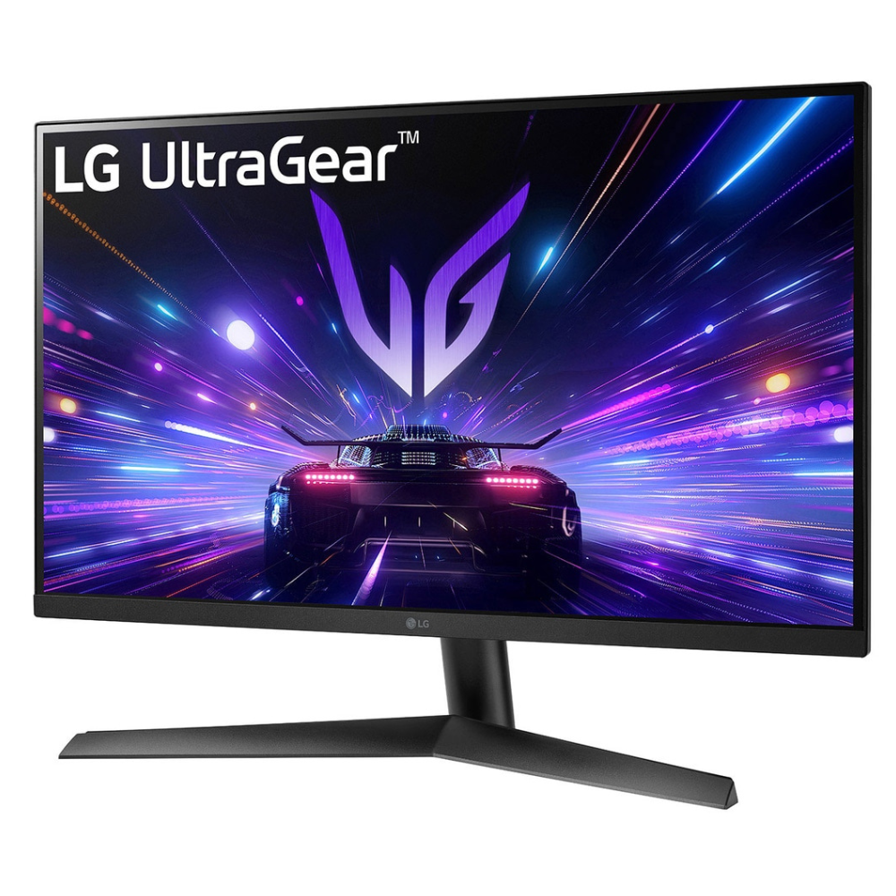 LG 27GS60F 27" Inches Ultragear™ FHD IPS Gaming Monitor, 1ms (GtG), 180Hz, HDR10,FPS Counter, NVIDIA G-SYNC Compatible, AMD FreeSync, HDMI, DP, Headphone Out, virtually Borderless with Tilt - Zapnet.in