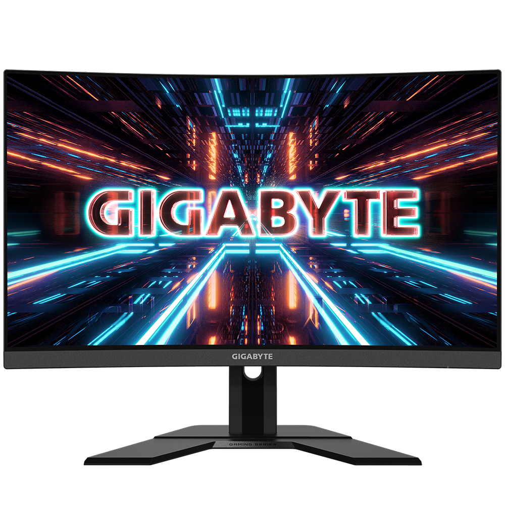 GIGABYTE G27QC A Gaming LED Monitor, 27" Curved, 165Hz, Qhd, 88% Dci-P3 / 132% Srgb,HDR Ready, Black - Zapnet.in