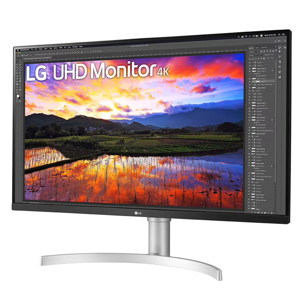 LG 32UN650-W 80 cm (31.5 Inches) UHD 4K (3840x2160) Pixels IPS Display Monitor - HDR 10, AMD Free sync, DCI-P3 95%, Speaker (5W x 2 | 2.0ch), Flicker Safe, Reader Mode, HDMI, DisplayPort - Zapnet.in