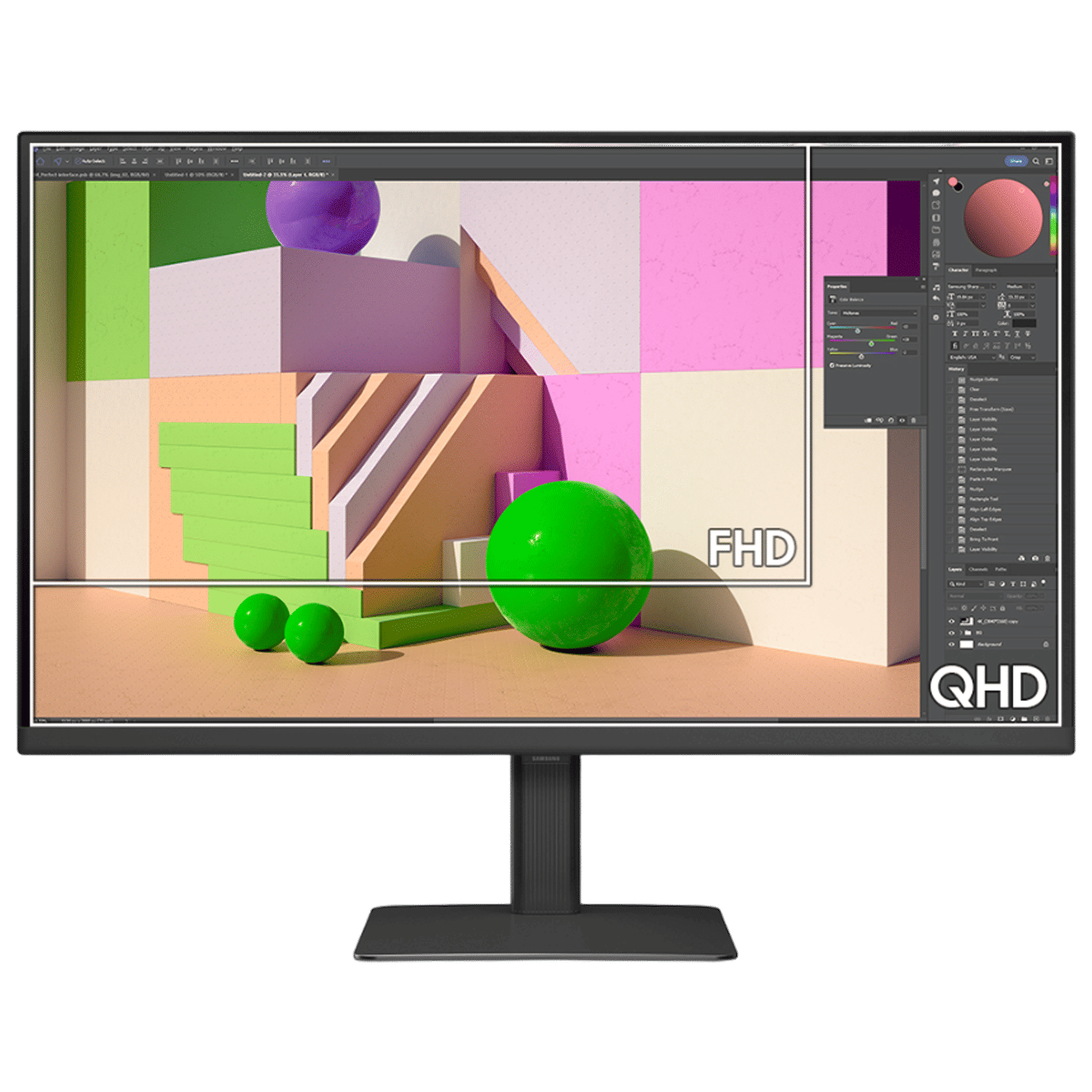 Samsung ViewFinity S6 27 inch QHD KVM Monitor LS27D604UAWXXL