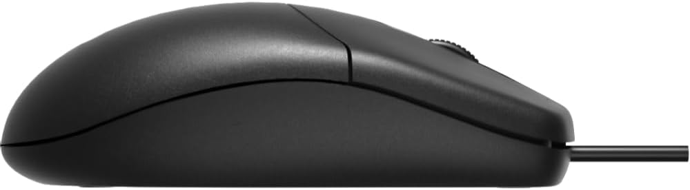 HP M050 Wired Mouse with 3 Buttons, Optical Engine, 1200 DPI (Black)