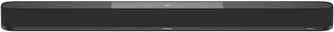 Sennheiser AMBEO Soundbar Plus (400W) with AMBEO Subwoofer (350W), Immersive 3D Audio for TV, Movies & Music, Virtual 7.1.4 Speaker Setup, Multiple Connectivity,Alexa Built-in,Dolby Atmos,2Y Warranty