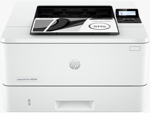 HP Laserjet Pro 4004D Wired Monochrome, Colour Laser Printers,White - Zapnet.in