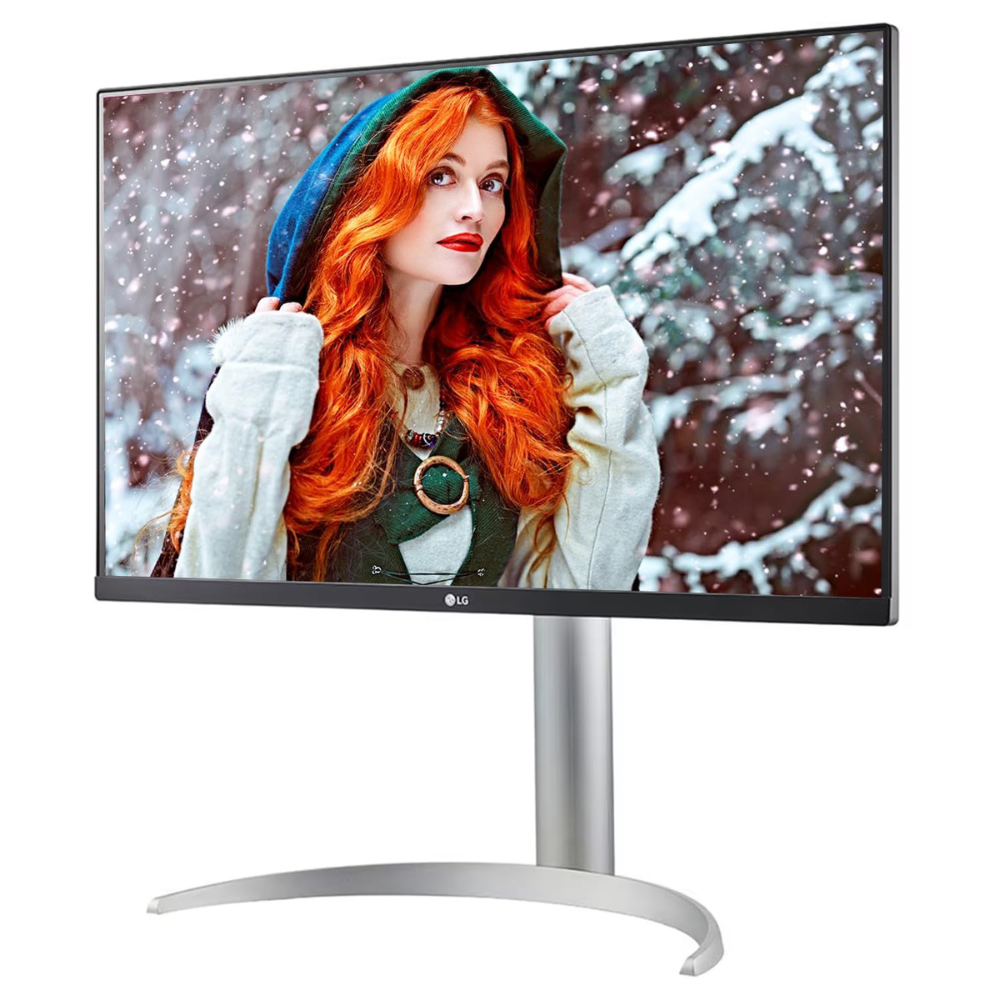 LG 27UP650-W 27 Inche (68.4 Cm) 27 (68.4cm) UHD (3840 x 2160 Pixels) 4K IPS Display, VESA DisplayHDR 400, Immersive Gaming Experience, AMD FreeSync, Ergonomic Design - Zapnet.in