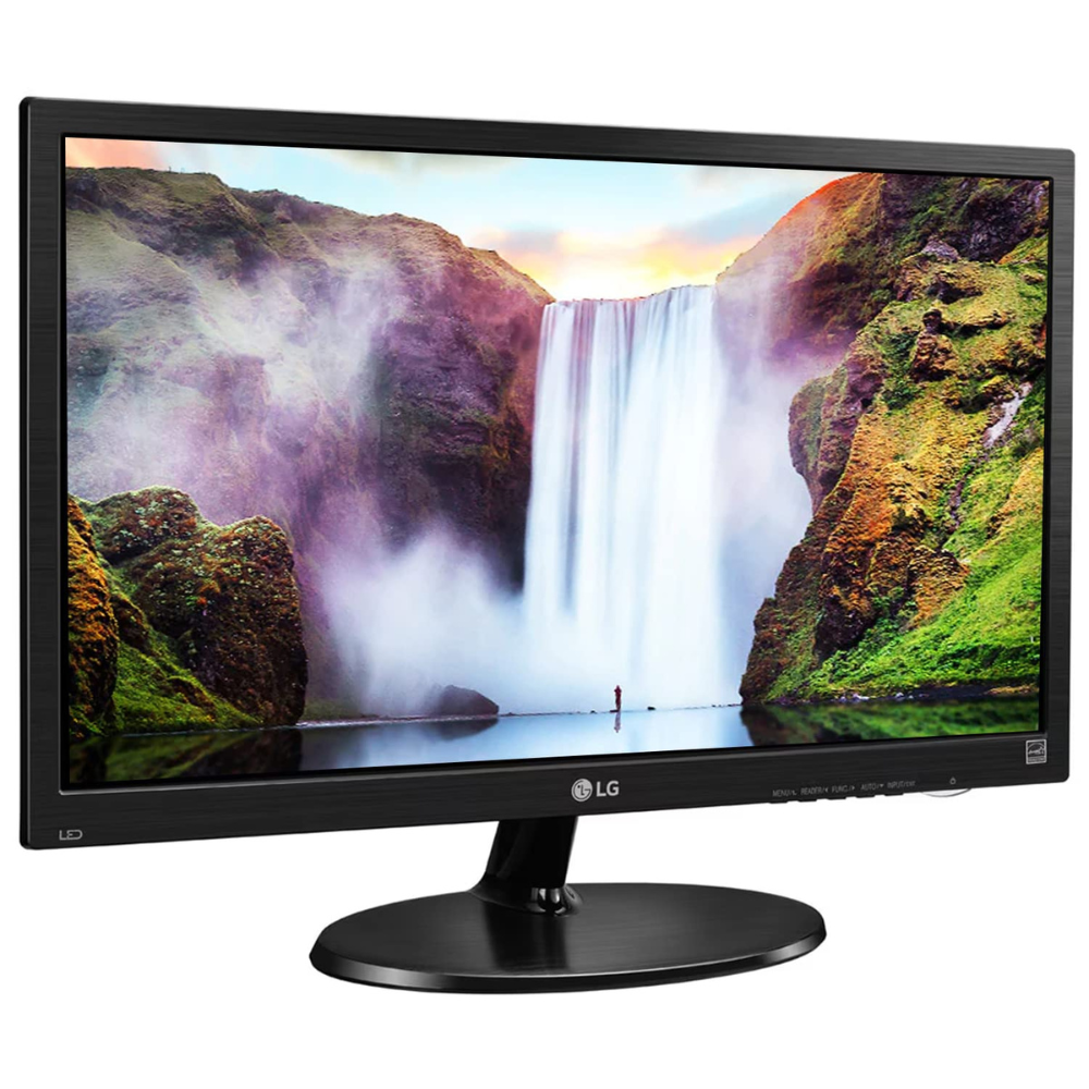 LG 19M38Ab 19-Inch (47 Cm) Led 1366 X 768 Pixels Hd Ready Monitor, Tn Panel With Vga Port - Zapnet.in