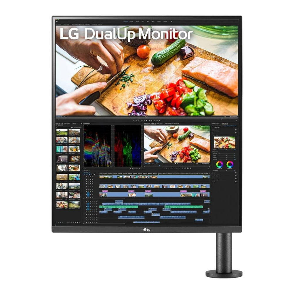 LG 28MQ780-B 28 Inch SDQHD (2560 x 2880) Nano IPS DualUp Monitor with Ergo Stand, DCI-P3 98% (Typ.) with HDR10, USB Type-C (90W PD)