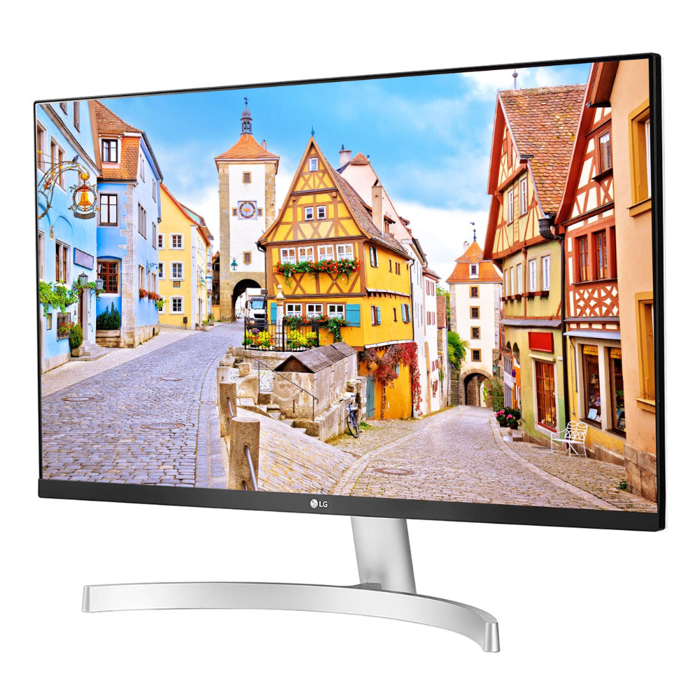 LG Electronics 27Ml600 Full Hd 27 Inch(69 Cm) LCD 1920 X 1080 Pixels IPS Monitor 3 Side Borderless Design with Inbuilt Speaker,Dual Hdmi&Vga Port-Reader Mode&Flicker Free Screen - Zapnet.in