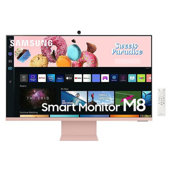 Samsung 32 Inch M8 4K UHD Smart Monitor (LS32CM80BUWXXL) BLUE - Zapnet.in
