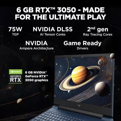 HP Victus 15 Intel Core i5 13th Gen 13420H - (16 GB/512 GB SSD/Windows 11 Home/6 GB Graphics/NVIDIA GeForce RTX 3050) 15-fa1327TX Gaming Laptop (15.6 inch, Performance Blue, 2.3 Kg, with MS Office) - Zapnet.in