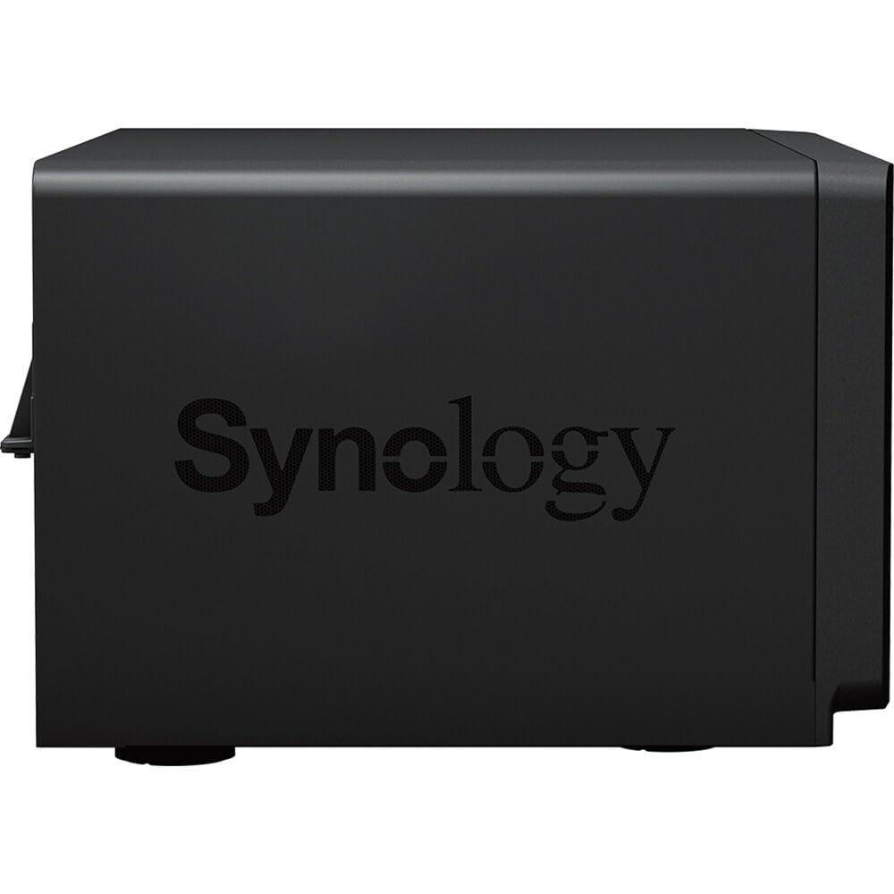Synology DiskStation DS1823xs+ NAS Server with Ryzen 3.35GHz CPU, 32GB Memory, 160TB HDD Storage, 1TB M.2 NVMe SSD, 1 x 10GbE LAN Port, DSM Operating System