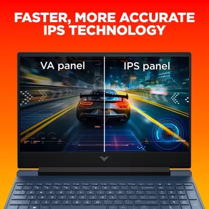 HP Victus 15 Intel Core i5 13th Gen 13420H - (16 GB/512 GB SSD/Windows 11 Home/6 GB Graphics/NVIDIA GeForce RTX 3050) 15-fa1327TX Gaming Laptop (15.6 inch, Performance Blue, 2.3 Kg, with MS Office) - Zapnet.in