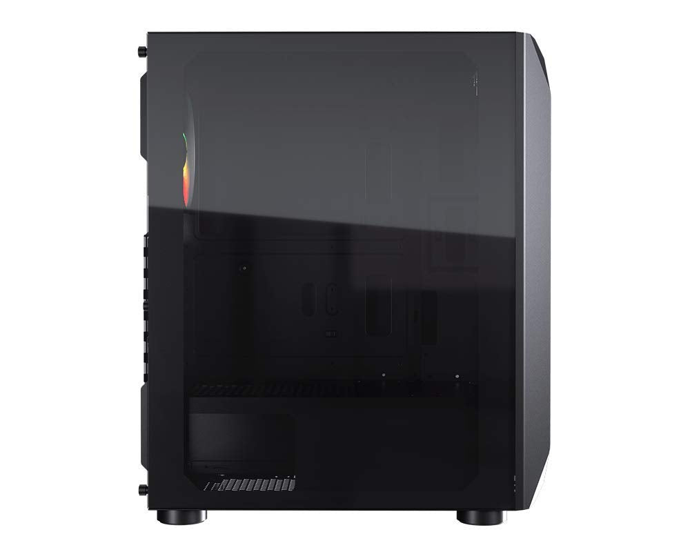 Cougar MX410 Mesh-G RGB Powerful Airflow and Compact Mid-Tower Case (Black)