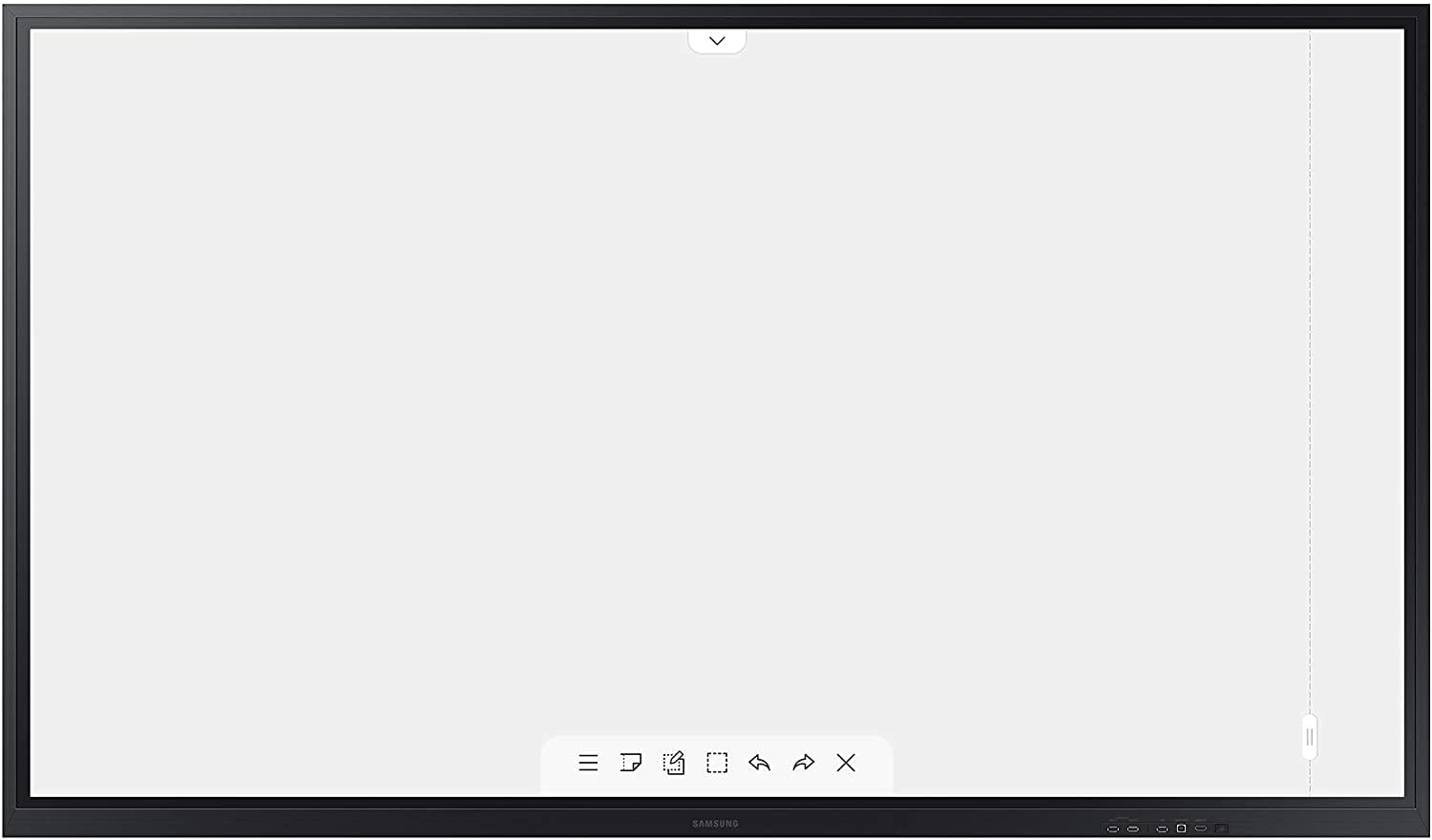 Samsung Flip 2 WM55R 55 Inch Digital Flipchart for Business 4K UHD 3840x2160 with Touch Screen, Wi-Fi, HDMI, USB (LH55WMRWBGCXZA), Light Gray