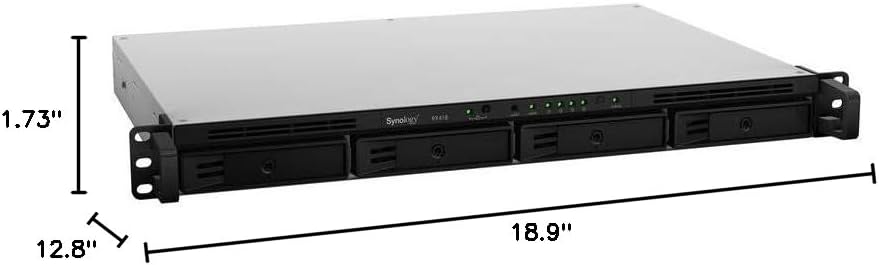 Synology RX418 4bay Expansion Unit (Diskless) 44 mm x 480 mm x 325 mm