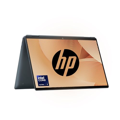 HP Spectre x360 AI Laptop, Intel Core Ultra 7 155H, 12 TOPS, 32GB LPDDR5x, 1TB SSD (Win11, Office21, Blue, 1.9kg), Touchscreen, 2.8K, OLED, 16-inch(40.6cm), Intel Arc graphics, 9MP IR camera, aa0664TX - Zapnet.in