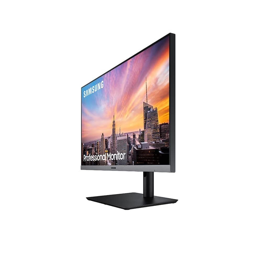 Samsung27-Inch FHD Business Monitor with bezeless Design, IPS Panel, completeconnectivity with Multiple Ports, HAS Stand, VESA Compatibility, Eye savermode, eco-Saving Technology (LS27R650FDWXXL)