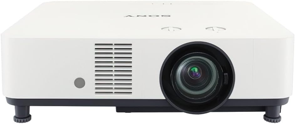 Sony Pro VPL-PHZ51 3LCD Laser Projector; 4K 60P Input Support; 5800 Lumen; Converts 4K Input Signals to WUXGA Resolution; Auto Power On; Manual Focus; 16W Speaker; 1.6x Manual Zoom