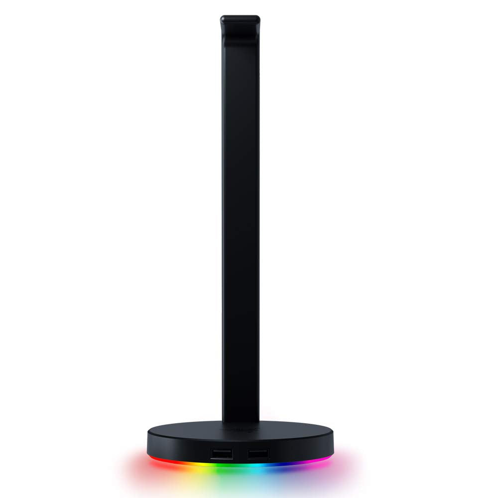 Razer Base Station V2 Chroma, USB Hub with 7.1 Surround Sound, Non-Slip Base, Razer Chroma RGB - Black - RC21-01510100-R3M1