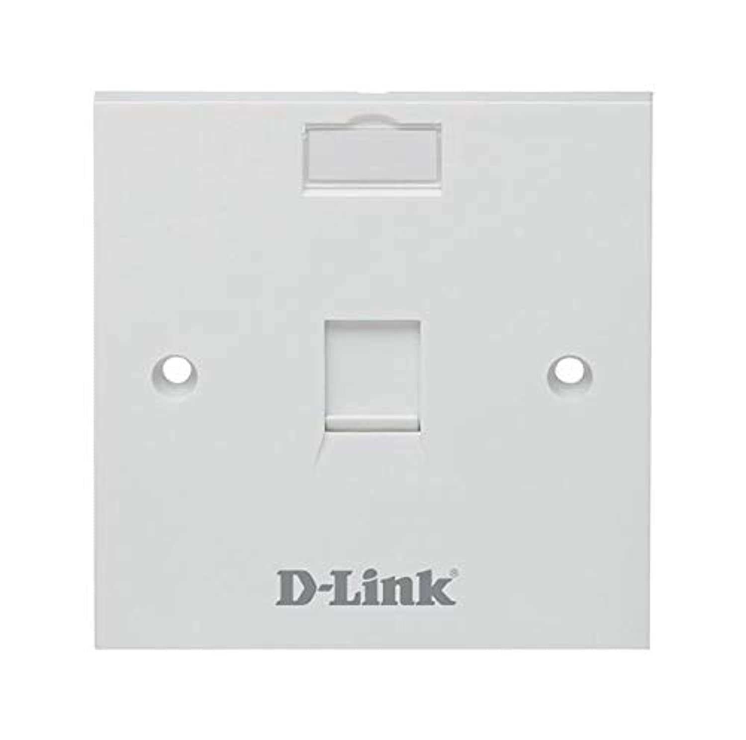 D-Link Nfp-0whi11 Cat 6 Utp Single Faceplate