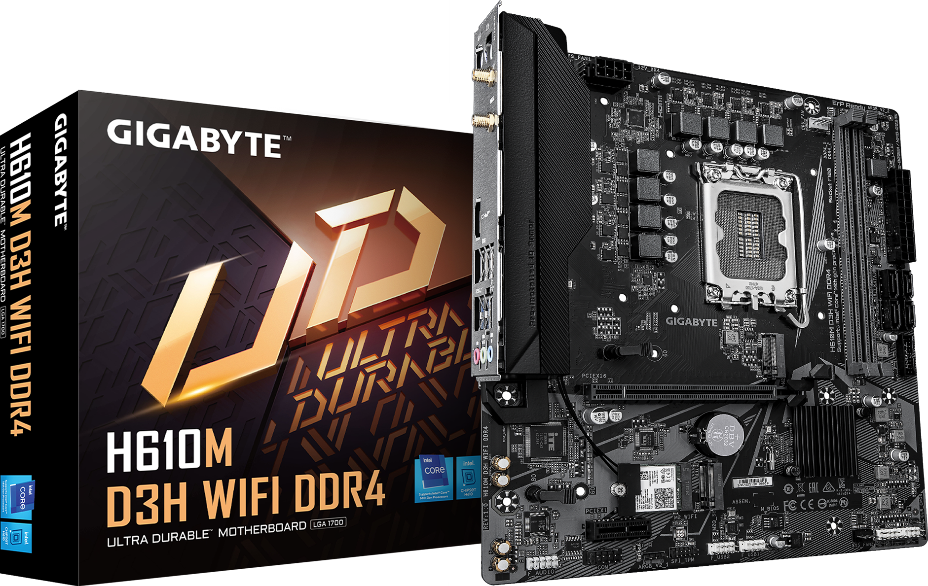 GIGABYTE H610M D3H WIFI DDR4 motherboard