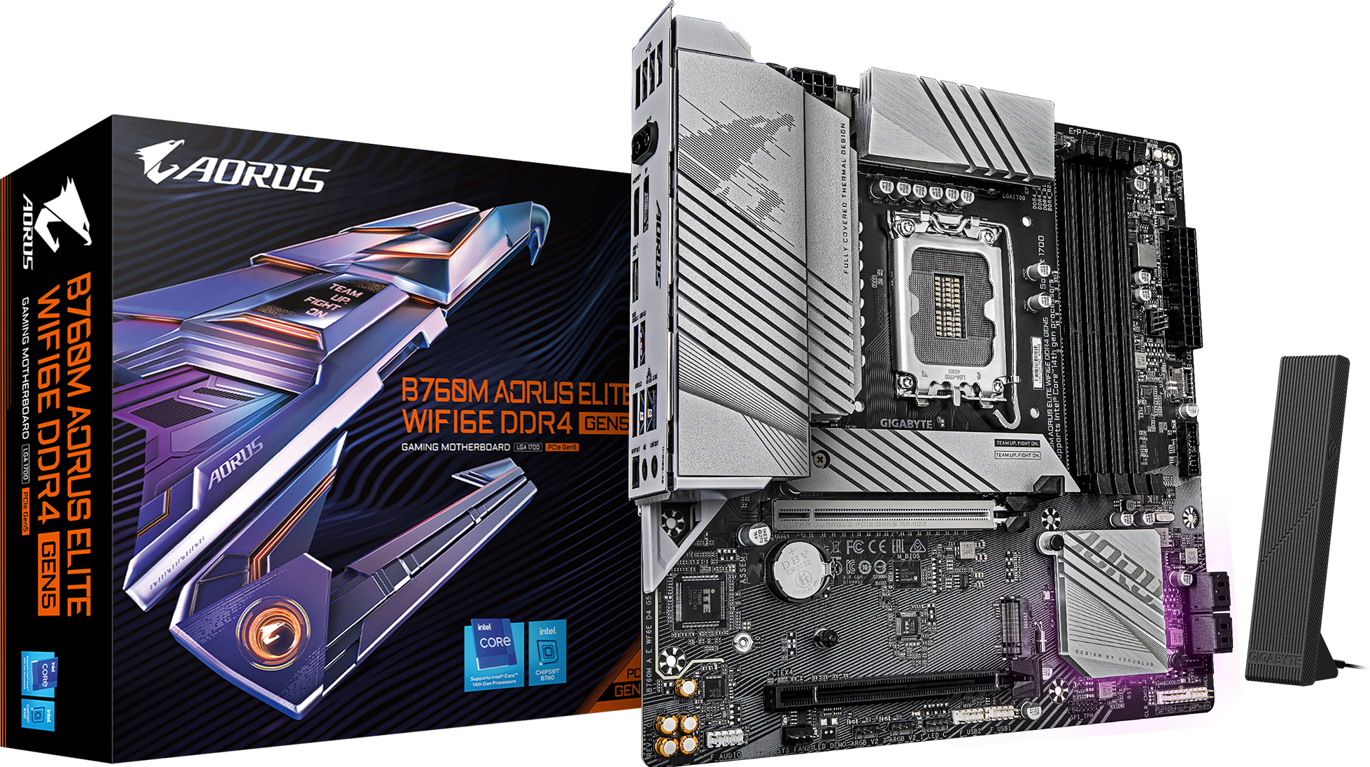 GIGABYTE B760M AORUS ELITE WIFI6E DDR4 GEN5 Motherboard
