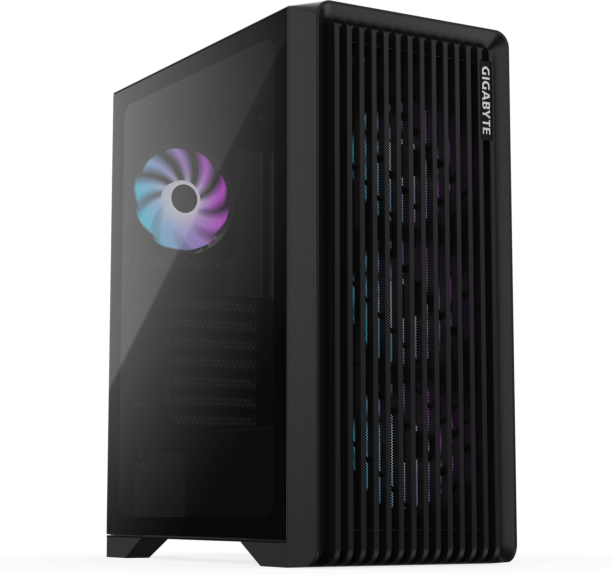 GIGABYTE C103 GLASS AutoRGB Mid Tower Cabinet (4 Fans)