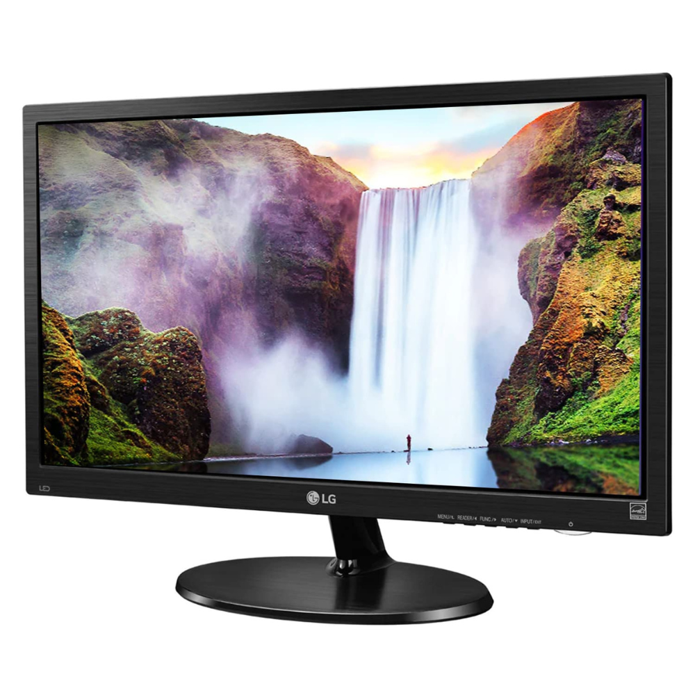 LG 19M38Ab 19-Inch (47 Cm) Led 1366 X 768 Pixels Hd Ready Monitor, Tn Panel With Vga Port - Zapnet.in