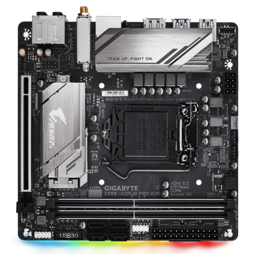 GIGABYTE Z390 AORUS PRO WiFi (Intel LGA1151/Z390/ATX/2xM.2 Thermal Guard/Onboard AC Wi-Fi/RGB Fusion/Motherboard), DDR4 - Zapnet.in
